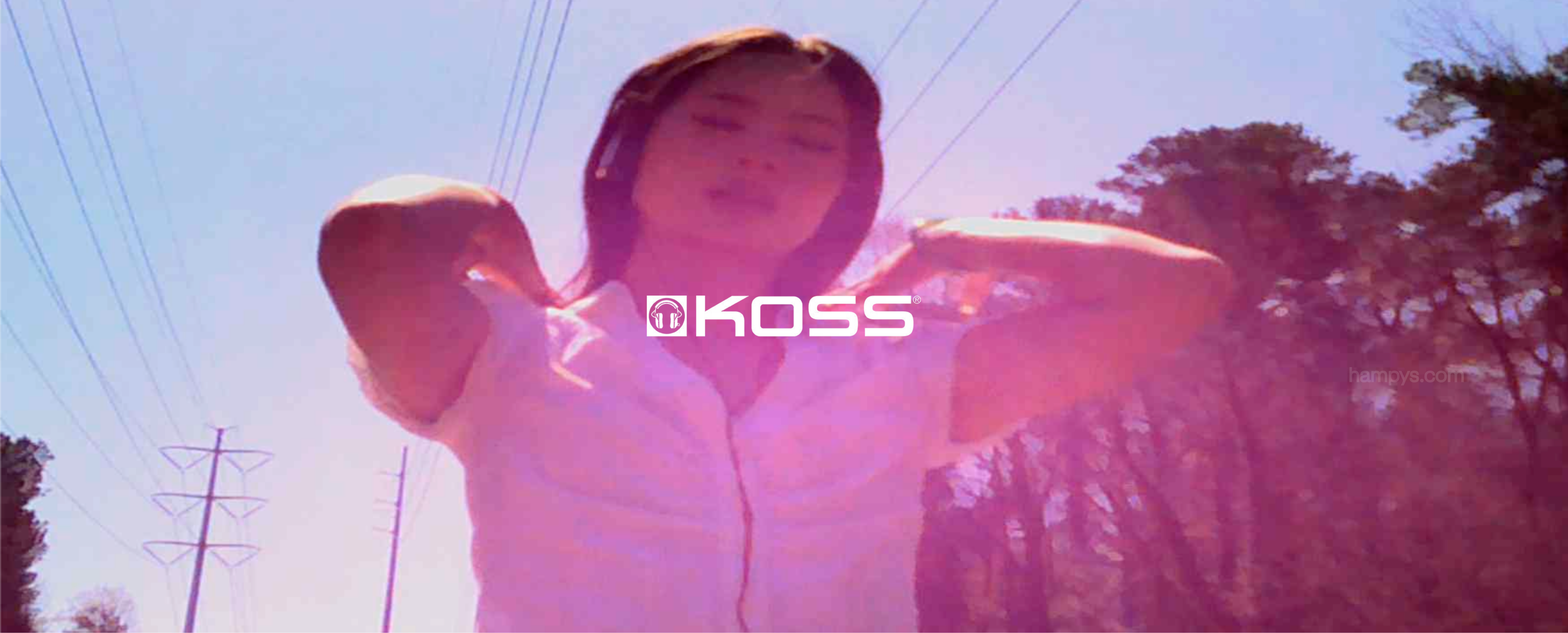 Koss Porta Pro brand awareness campaign hero