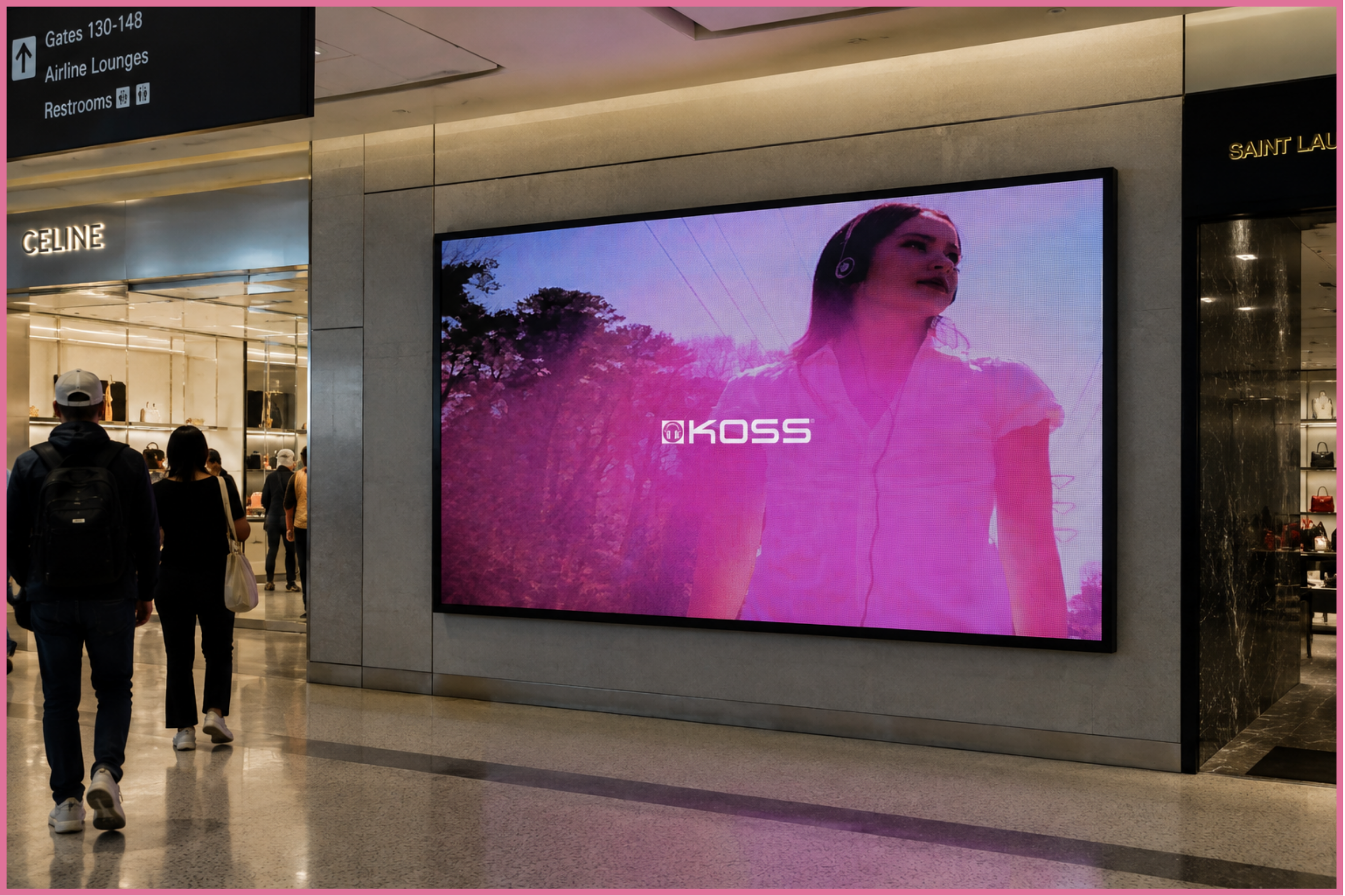 Koss out of home mall placement