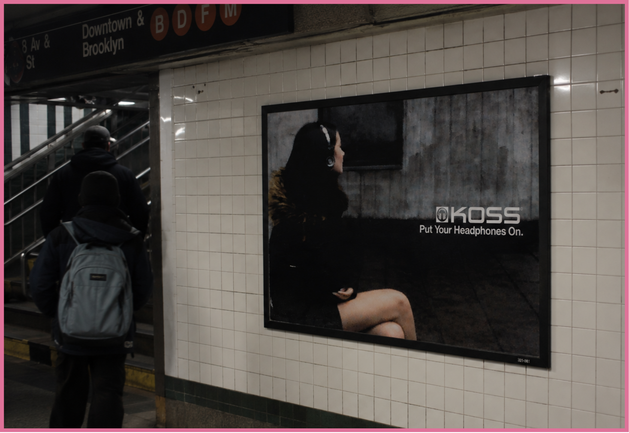 Koss out of home subway placement