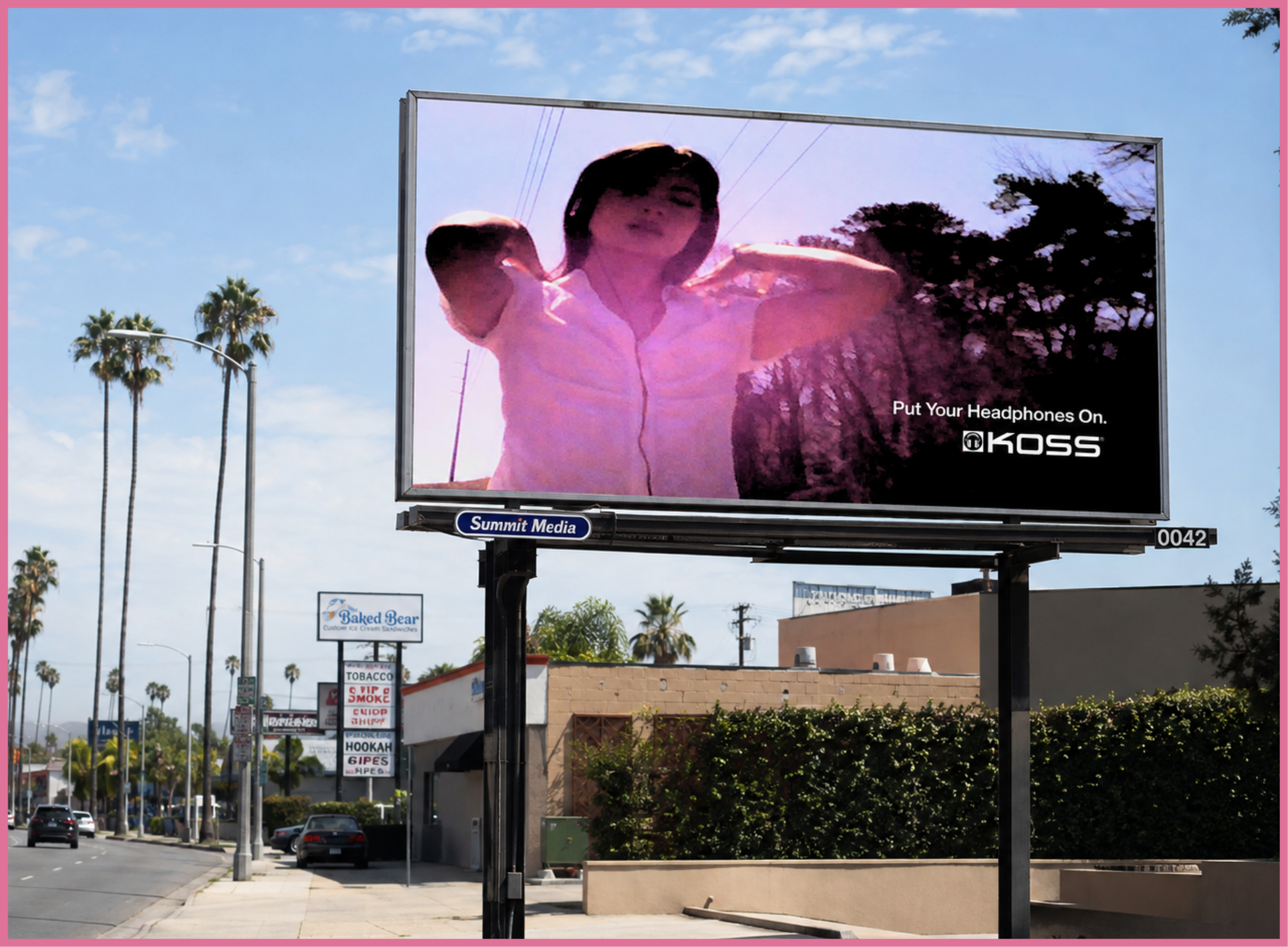 Koss out of home billboard placement